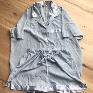 Victoria’s Secret silk short sleep set
